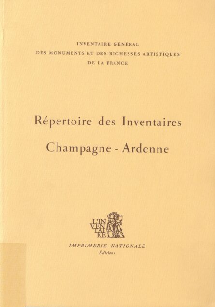 Répertoire des Inventaires de Champagne-Ardenne